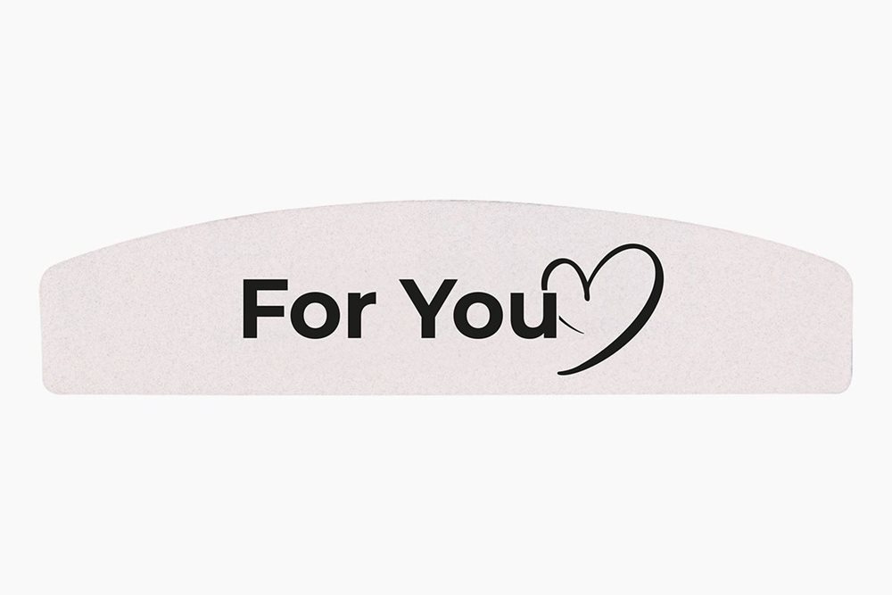 NAIL FILE 180/240 MINI 02 For You 25 pcs - pilnik do paznokci