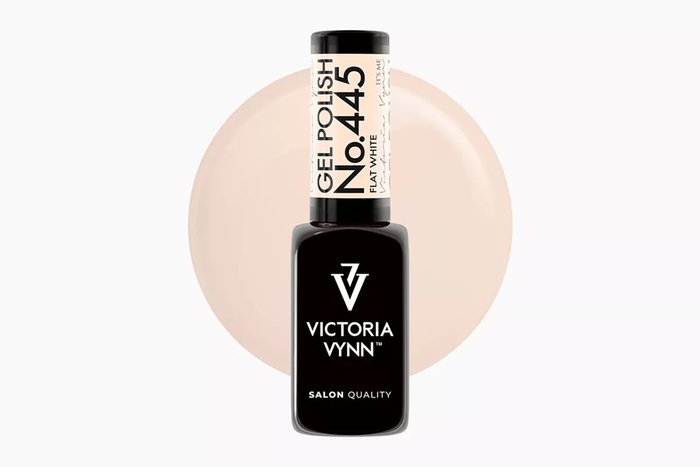 GEL POLISH 445 Flat White 8 ml - lakier hybrydowy