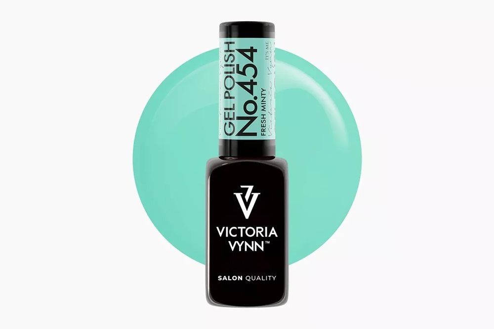 GEL POLISH 454 Fresh Minty 8 ml - lakier hybrydowy