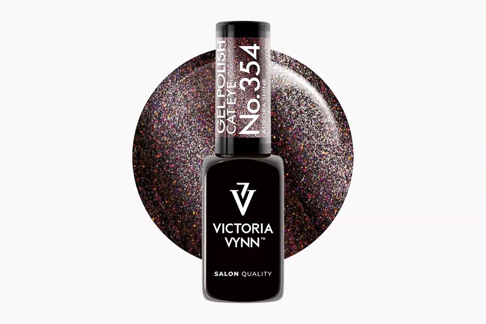 GEL POLISH 354 Cat Eye Aurora Shine 8 ml - lakier hybrydowy