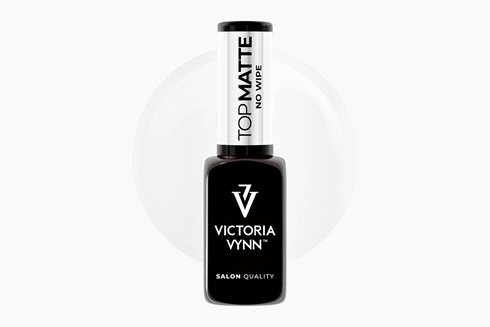 GEL POLISH TOP Matte No Wipe 8 ml - top hybrydowy matowy