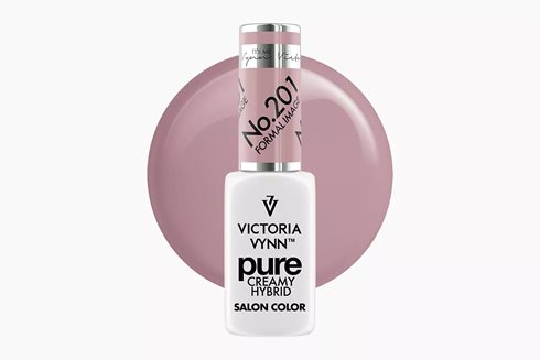 PURE CREAMY HYBRID 201 Formal Image 8 ml - lakier hybrydowy