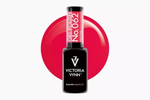 GEL POLISH 062 Hot Pink 8 ml - lakier hybrydowy