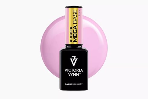 MEGA BASE Pink 15 ml - baza hybrydowa do nadbudowy