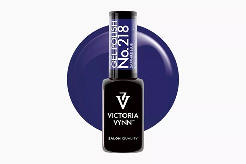 GEL POLISH 218 Sapphire Blue 8 ml - lakier hybrydowy