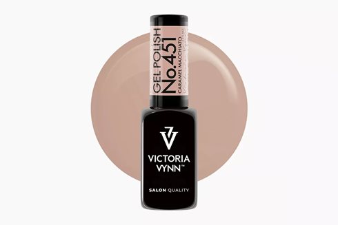 GEL POLISH 451 Caramel Macchiato 8 ml - lakier hybrydowy