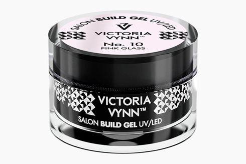 BUILD GEL 10 Pink Glass 15 ml - żel budujący samopoziomujący