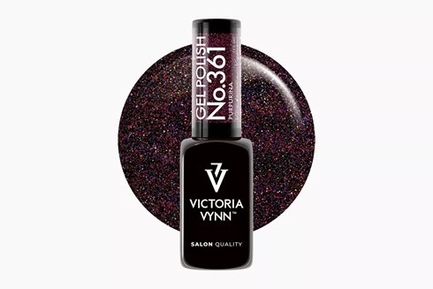 GEL POLISH 361 Purpurina 8 ml - lakier hybrydowy