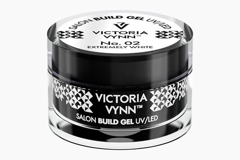 BUILD GEL 02 Extremely White 15 ml - żel budujący samopoziomujący