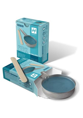 Wosk twardy azulenowy 120 g - wosk na gorąco do depilacji małych partii
