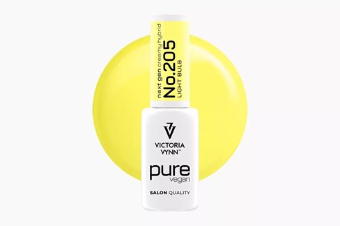 PURE VEGAN CREAMY HYBRID 205 Light Bulb 8 ml - lakier hybrydowy