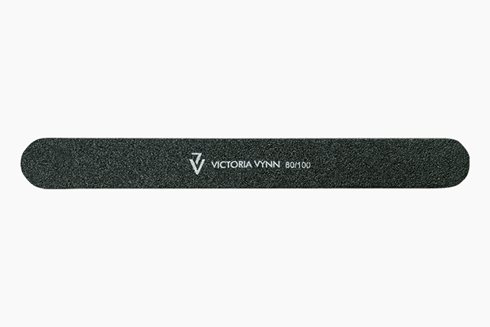 NAIL FILE 80/100 Black Straight - pilnik do paznokci