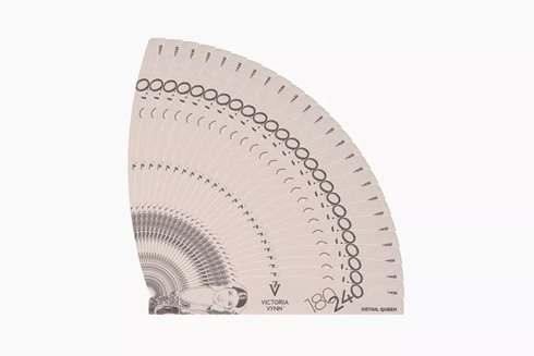 NAIL FILE DETAIL QUEEN 25 pcs Crescent 180/240 - pilnik do paznokci