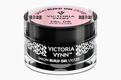 BUILD GEL 08 Pink Cover 15 ml - żel budujący samopoziomujący