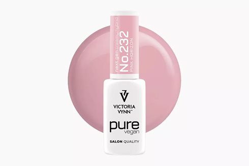 PURE VEGAN CREAMY HYBRID 232 Pink Horizon 8 ml - lakier hybrydowy
