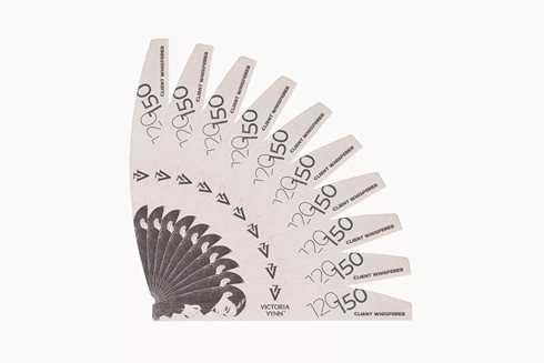 NAIL FILE CLIENT WHISPERER 10 pcs Crescent 120/150 - pilnik do paznokci