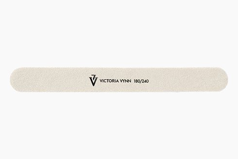 NAIL FILE 180/240 White Straight - pilnik do paznokci