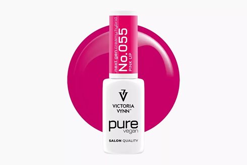 PURE VEGAN CREAMY HYBRID 055 Pink Up 8 ml - lakier hybrydowy