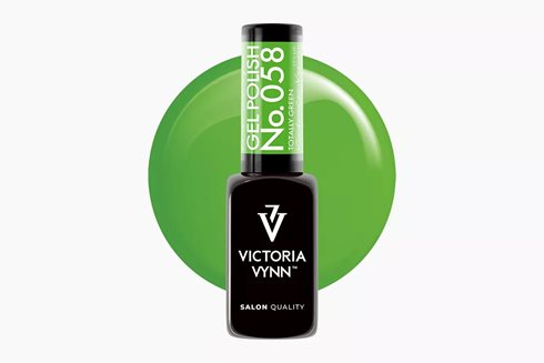 GEL POLISH 058 Totally Green 8 ml - lakier hybrydowy