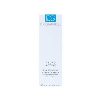Hydro Active Eye Contour Cream & Mask 20 ml - krem-maska nawilżająca pod oczy z kwasem hialuronowym i peptydami