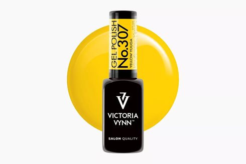 GEL POLISH 307 Yellow Yuuga 8 ml - lakier hybrydowy