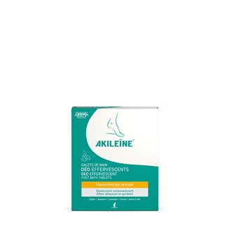 Akileine Tabletki do kąpieli stóp zielone 7 x 12 g - tabletki dezodorujące