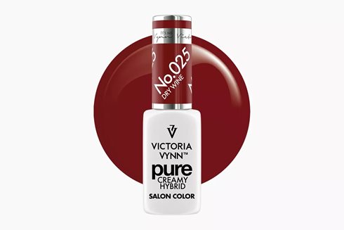 PURE CREAMY HYBRID 025 Dry Wine 8 ml - lakier hybrydowy