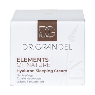 Elements of Nature Hyaluron Sleeping Cream 50 ml - nawilżający krem na noc z kwasem hialuronowym