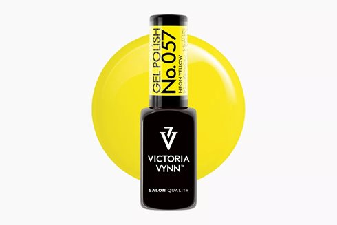GEL POLISH 057 Neon Yellow 8 ml - lakier hybrydowy