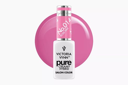 PURE CREAMY HYBRID 014 Rose Time 8 ml - lakier hybrydowy