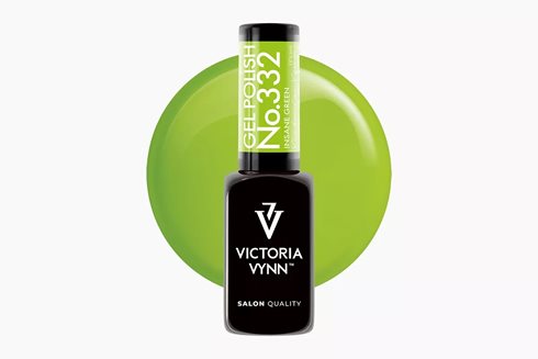 GEL POLISH 332 Insane Green 8 ml - lakier hybrydowy