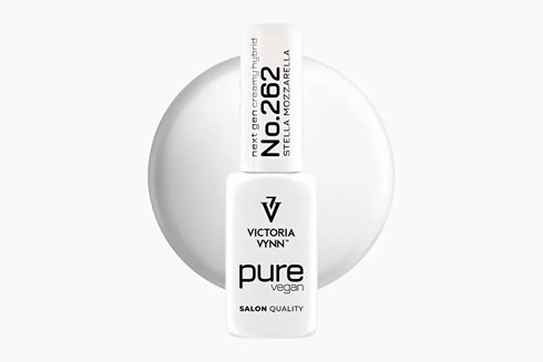 PURE VEGAN CREAMY HYBRID 262 Stella Mozzarella 8 ml - lakier hybrydowy