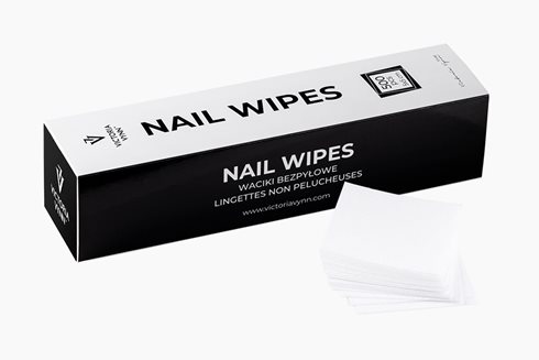 NAIL WIPES 500 pcs - waciki bezpyłowe
