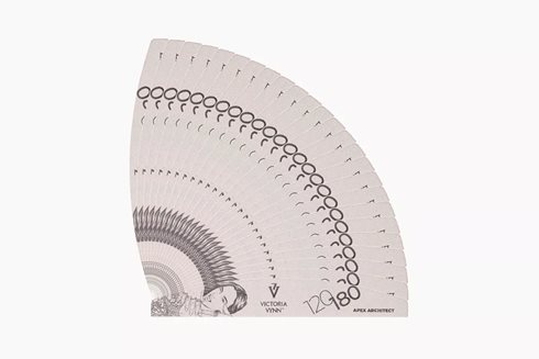 NAIL FILE APEX ARCHITECT 25 pcs Crescent 120/180 - pilnik do paznokci