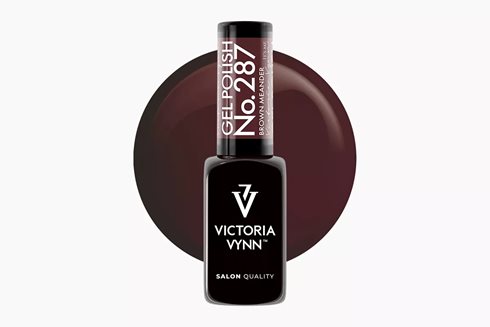 GEL POLISH 287 Brown Meander 8 ml - lakier hybrydowy
