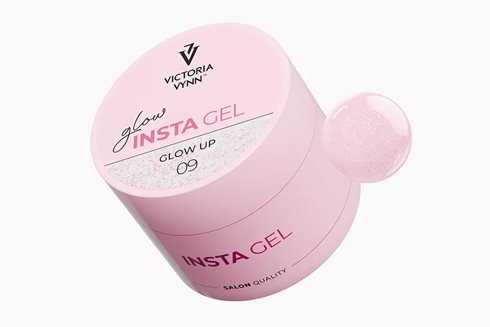 INSTA GEL 09 Glow Up 40 ml - żel budujący samopoziomujący