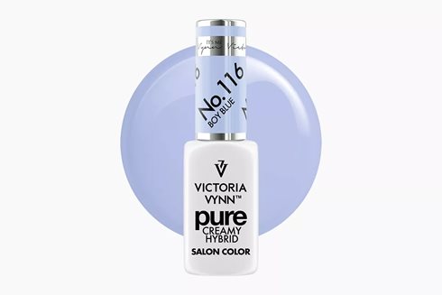 PURE CREAMY HYBRID 116 Boy Blue 8 ml - lakier hybrydowy