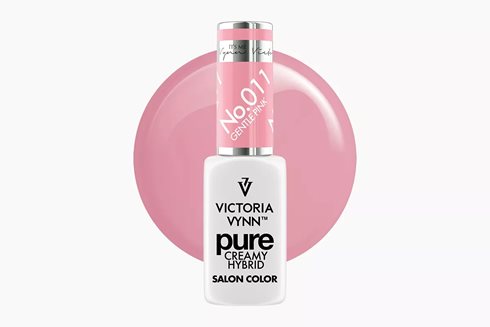 PURE CREAMY HYBRID 011 Gentle Pink 8 ml - lakier hybrydowy