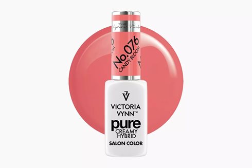 PURE CREAMY HYBRID 076 Candy Bloom 8 ml - lakier hybrydowy