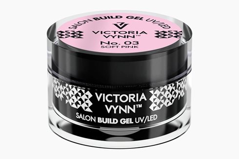 BUILD GEL 03 Soft Pink 15 ml - żel budujący samopoziomujący