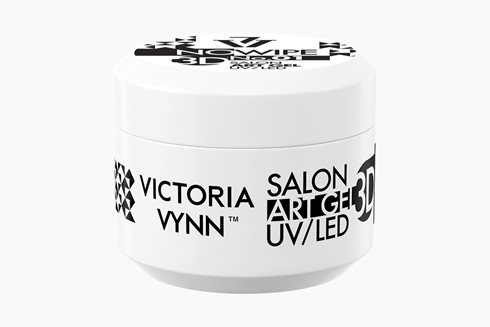 ART GEL 3D 01 White No Wipe 5 ml - żel do zdobień