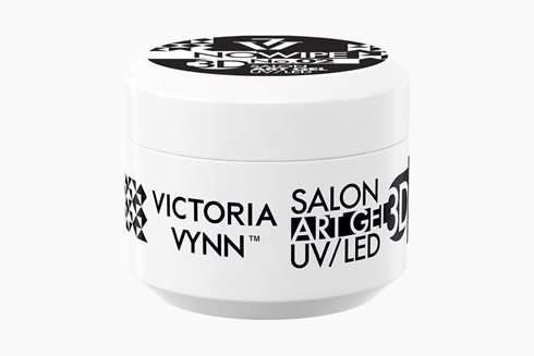 ART GEL 3D 02 Black No Wipe 5 ml - żel do zdobień