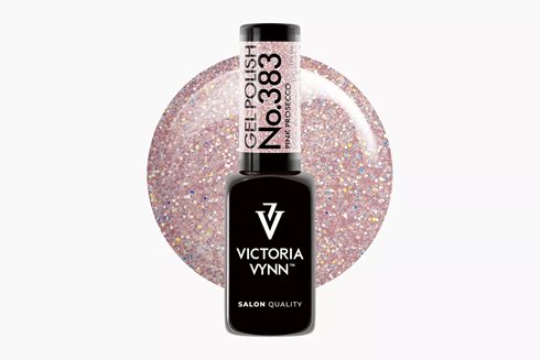 GEL POLISH 383 Pink Prosecco 8 ml - lakier hybrydowy