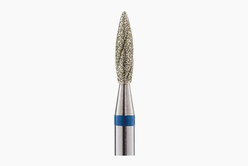DRILL BIT Diamond Groove Flame 2.1 mm - frez do skórek