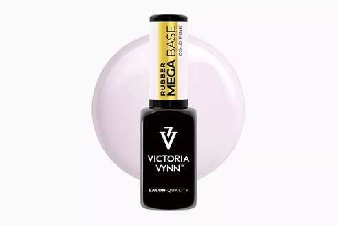 MEGA BASE Cold Pink 8 ml - baza hybrydowa do nadbudowy