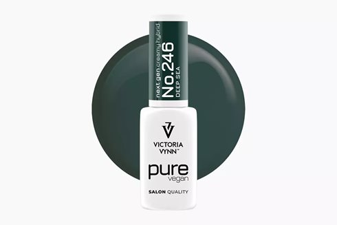 PURE VEGAN CREAMY HYBRID 246 Deep Sea 8 ml - lakier hybrydowy