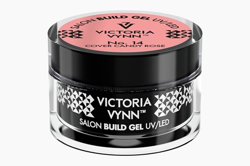 BUILD GEL 14 Cover Candy Rose 15 ml - żel budujący samopoziomujący
