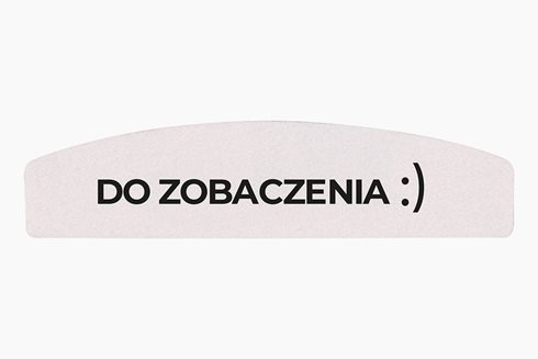 NAIL FILE 180/240 MINI 04 Do zobaczenia 25 pcs - pilnik do paznokci