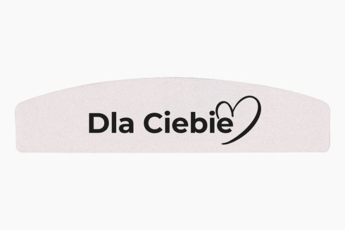 NAIL FILE 180/240 MINI 01 Dla Ciebie 25 pcs - pilnik do paznokci
