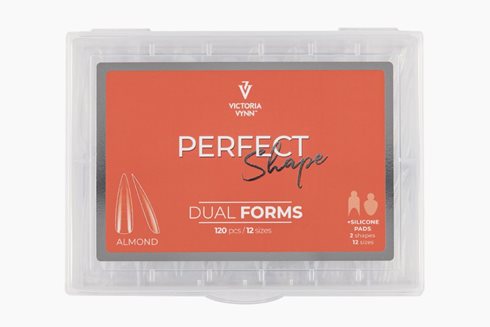 PERFECT SHAPE DUAL FORMS Almond 120 pcs/12 sizes - formy górne